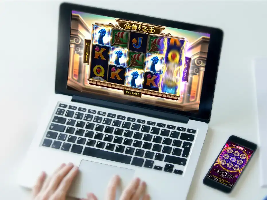 鉅象資訊開發的html5老虎機遊戲在手機、電腦、平板上皆可遊玩